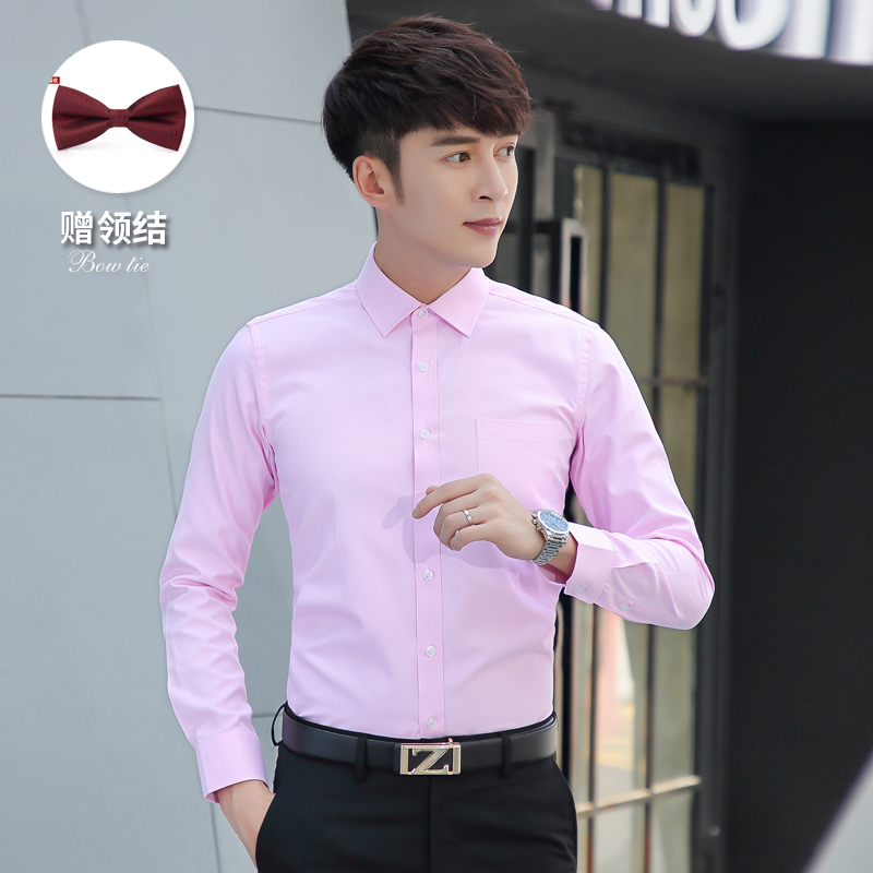 萨巴维伴郎服装男兄弟装团礼服婚礼韩版衬衣西裤修身结婚抢亲服装 - 图1