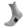 Mid-calf basketball socks, non-slip, wear-resistant, towel-soled running socks
