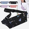 Three-layer storage running mobile phone bag men's and women's sports waist bag