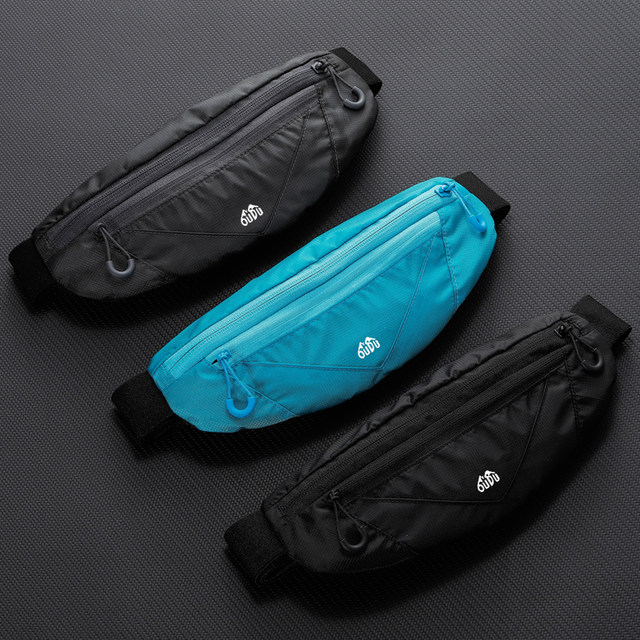 Double pocket running mobile phone waist bag sports multi-function