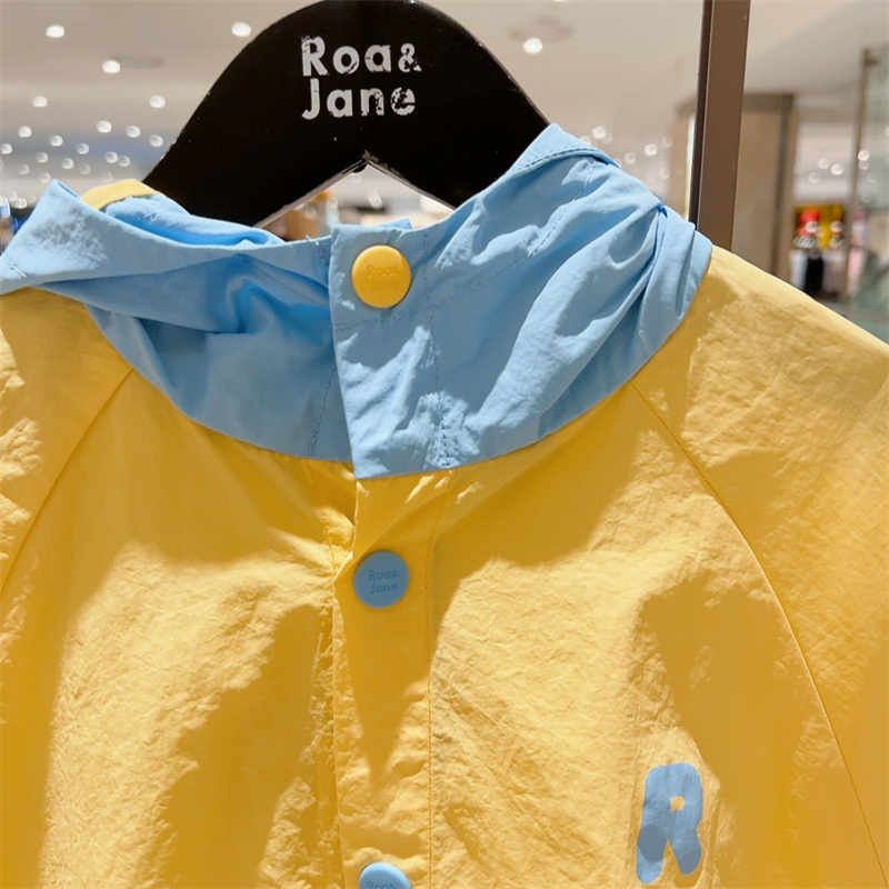 roanjane高端设计师韩国童装代购2024夏女童薄款时尚百搭外套WB02