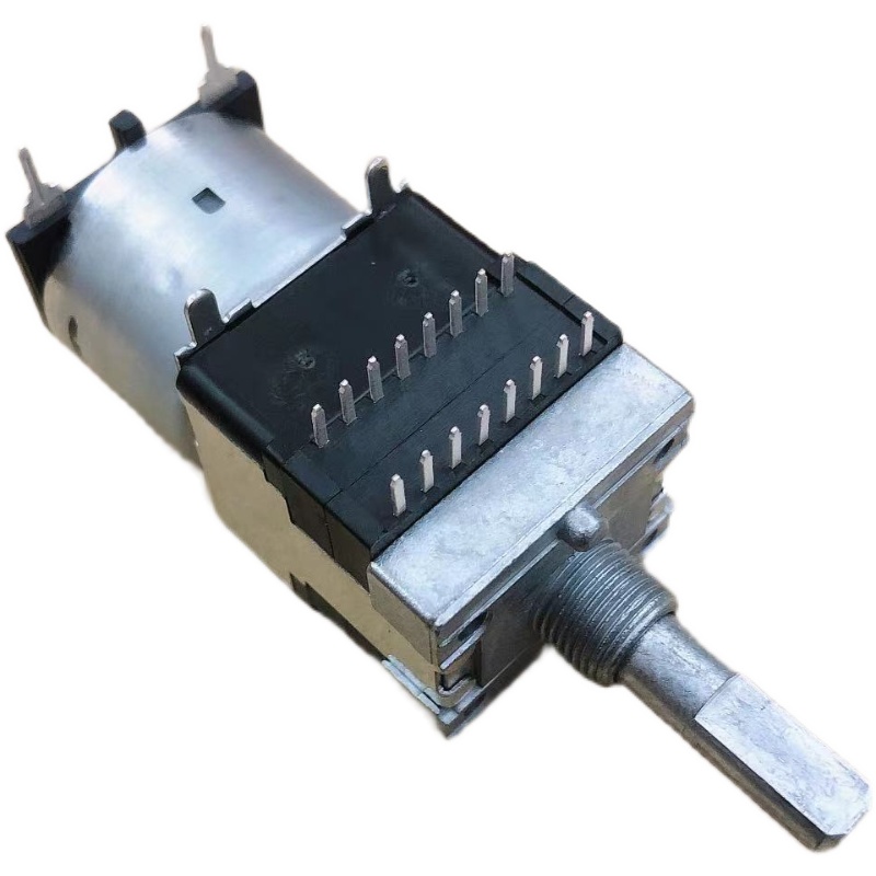 ALPS RK168型4联16针可适用安桥老功放音量马达碳膜电位器100KBX4