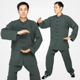 Летнее белье боевые искусства Тайджи одежда, практикующая халат, даосский житель боевых искусств, производительность медитации, хлопка и белья в дышах.