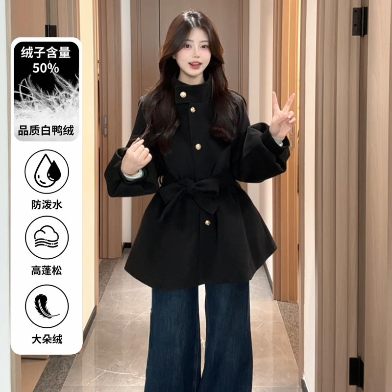 【羽绒内胆】BULE蓝色星球冬季2026年保暖加厚呢子大衣毛呢外套女,淘宝优惠券,粉丝福利购,淘宝优惠卷