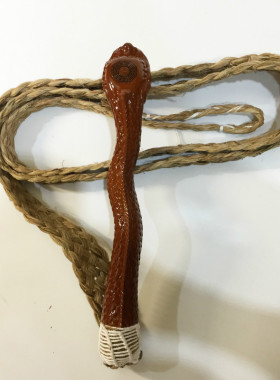 手工道士法器独角法蛇法绳麻法鞭
