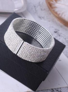 韩国多层开口排钻手环