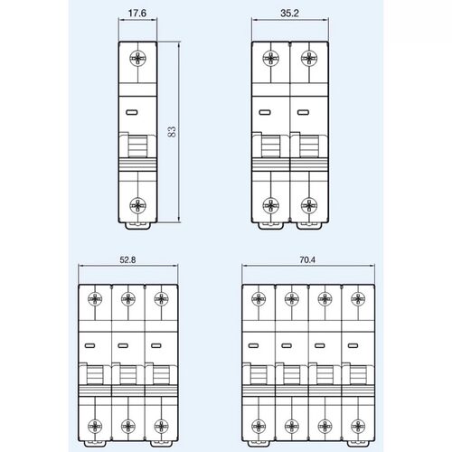 LS小型断路器空气开关LA63N/1P2P3P/1A6A10A20A32A40A63A/BK63N - 图1