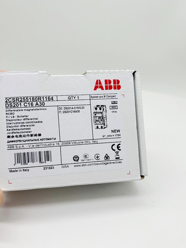 ABB小型漏电断路器DS201-C16-C10-C25-C40-C32 A 1P+N 2P漏电开关 - 图2
