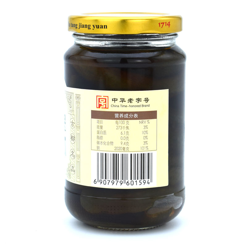 玉堂酱园酱黄瓜350g*4瓶济宁特产酱乳黄瓜脆甜咸菜下饭菜开胃菜 - 图3