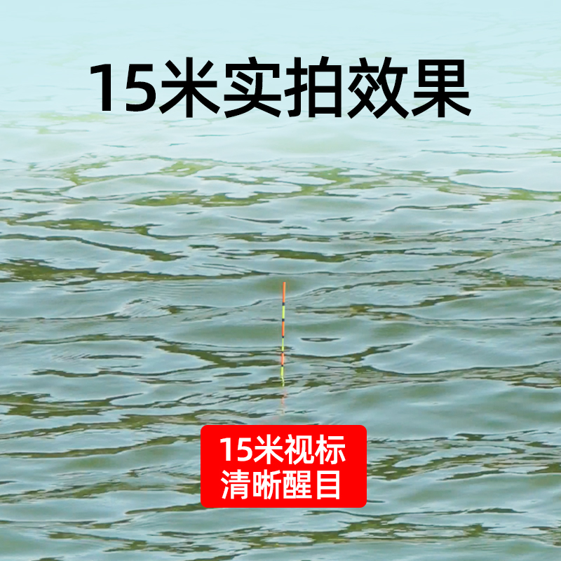 池海黄金眼浮钓鲢鳙高灵敏鱼漂加长加粗深水大物鲤鱼浮漂醒目浮标 - 图2