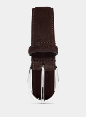 Suitsupply深棕色皮带