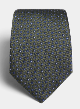 绿色花卉领带Suitsupply