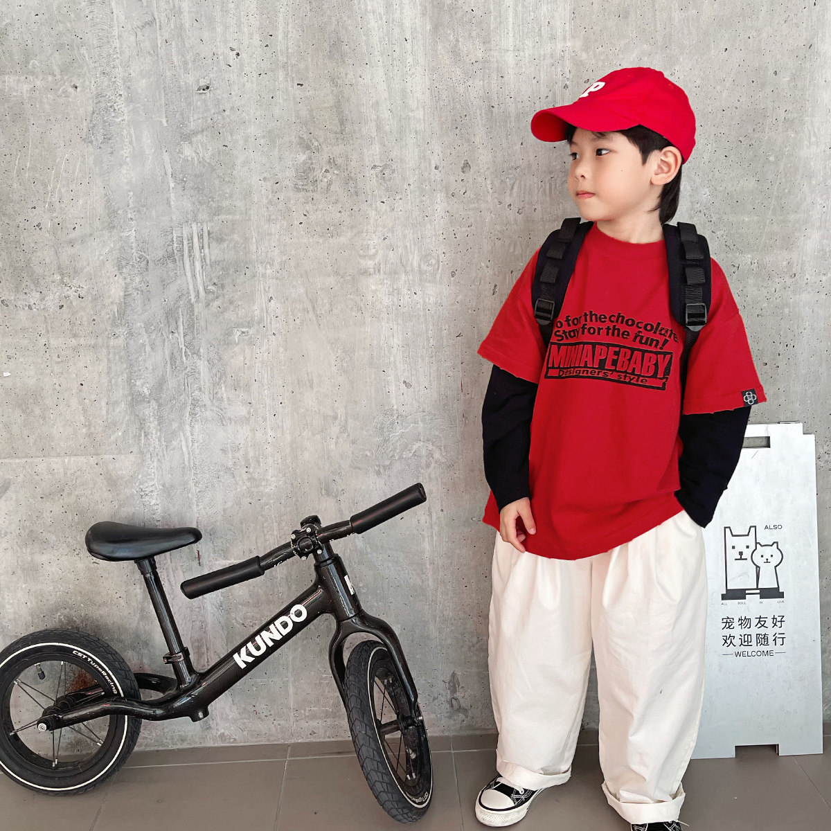 霖霖妈童装儿童长袖T恤男童春装2025新款假两件打底衫春秋男宝宝,淘宝优惠券,粉丝福利购,淘宝优惠卷