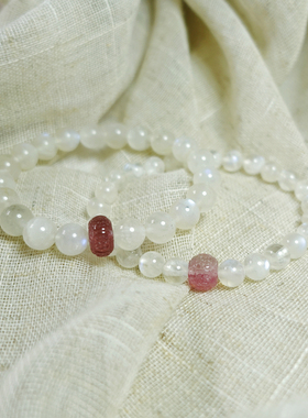 原创设计天然蓝月光石