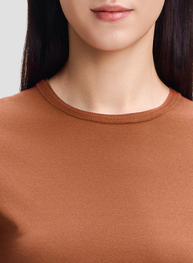 DESCENTE迪桑特WOMEN’S DUALIS系列女士修身透气短袖T恤针织衫