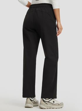 DESCENTE迪桑特WOMEN’S TRAINING系列女士加绒梭织运动长裤秋冬