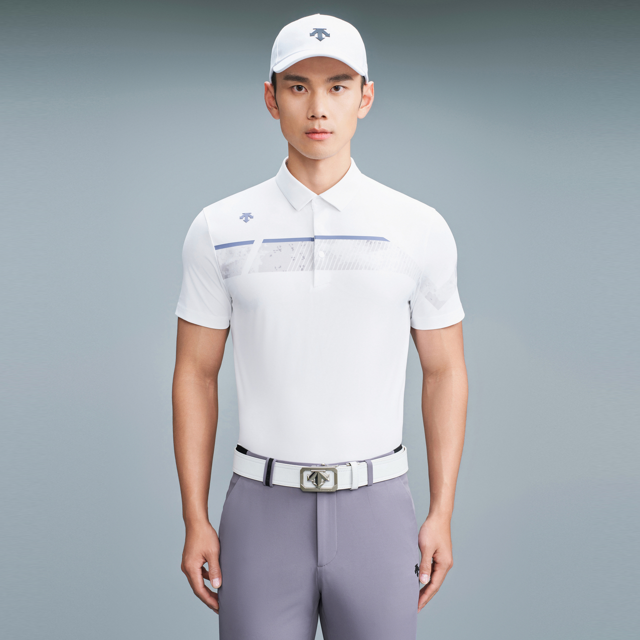 DESCENTEGOLF 迪桑特高尔夫FIELD系列男士短袖POLO衫夏季新品 - 图2