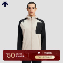 DESCENTE di Sante running sports fitness mens fluffy warm jacket shuttle loom blouses spring new product