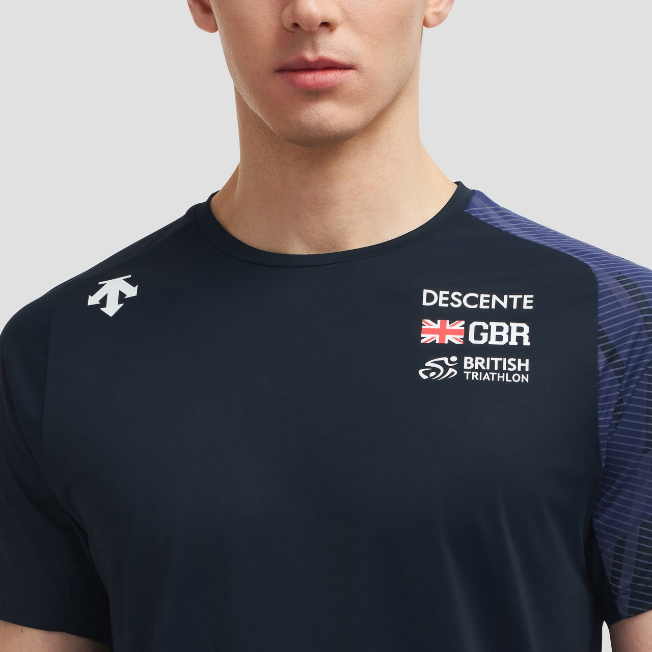 DESCENTE迪桑特RUNNING跑步运动健身铁三男士短袖针织衫T恤,淘宝优惠券,粉丝福利购,淘宝优惠卷