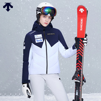 DESCENTE di Sante SKI series light transfer thermal energy ladies short tandem hat double board ski suit