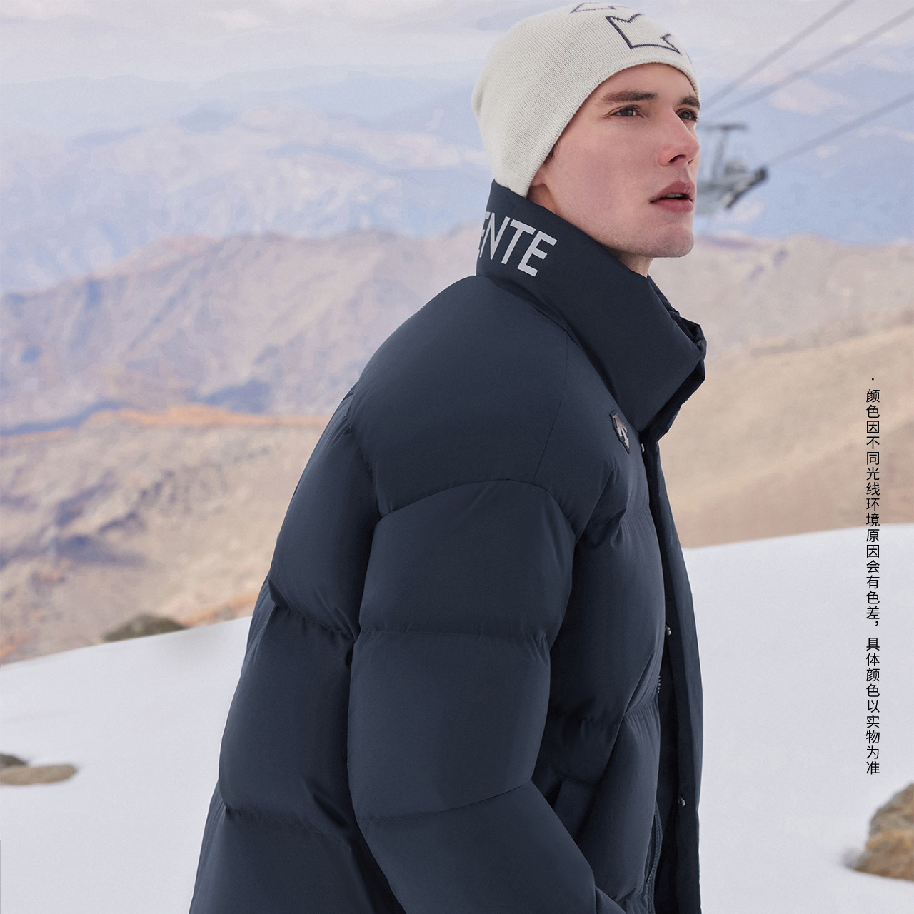 DESCENTE迪桑特男女款防钻绒防泼水HEAT NAVI保暖短款面包羽绒服,淘宝优惠券,粉丝福利购,淘宝优惠卷