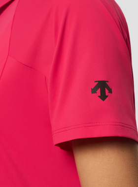 DESCENTE迪桑特WOMEN’S RUNNING系列女士吸湿速干防晒短袖POLO衫