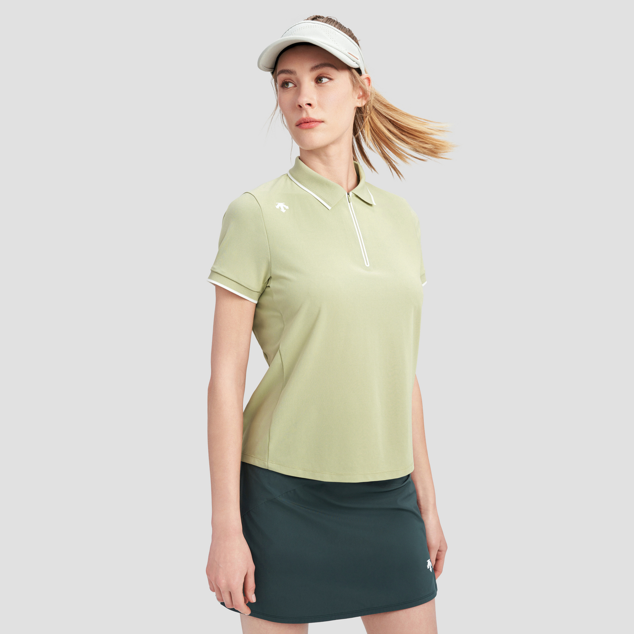 DESCENTE迪桑特WOMEN’S TRAINING系列女士短袖POLO衫夏季新品 - 图2