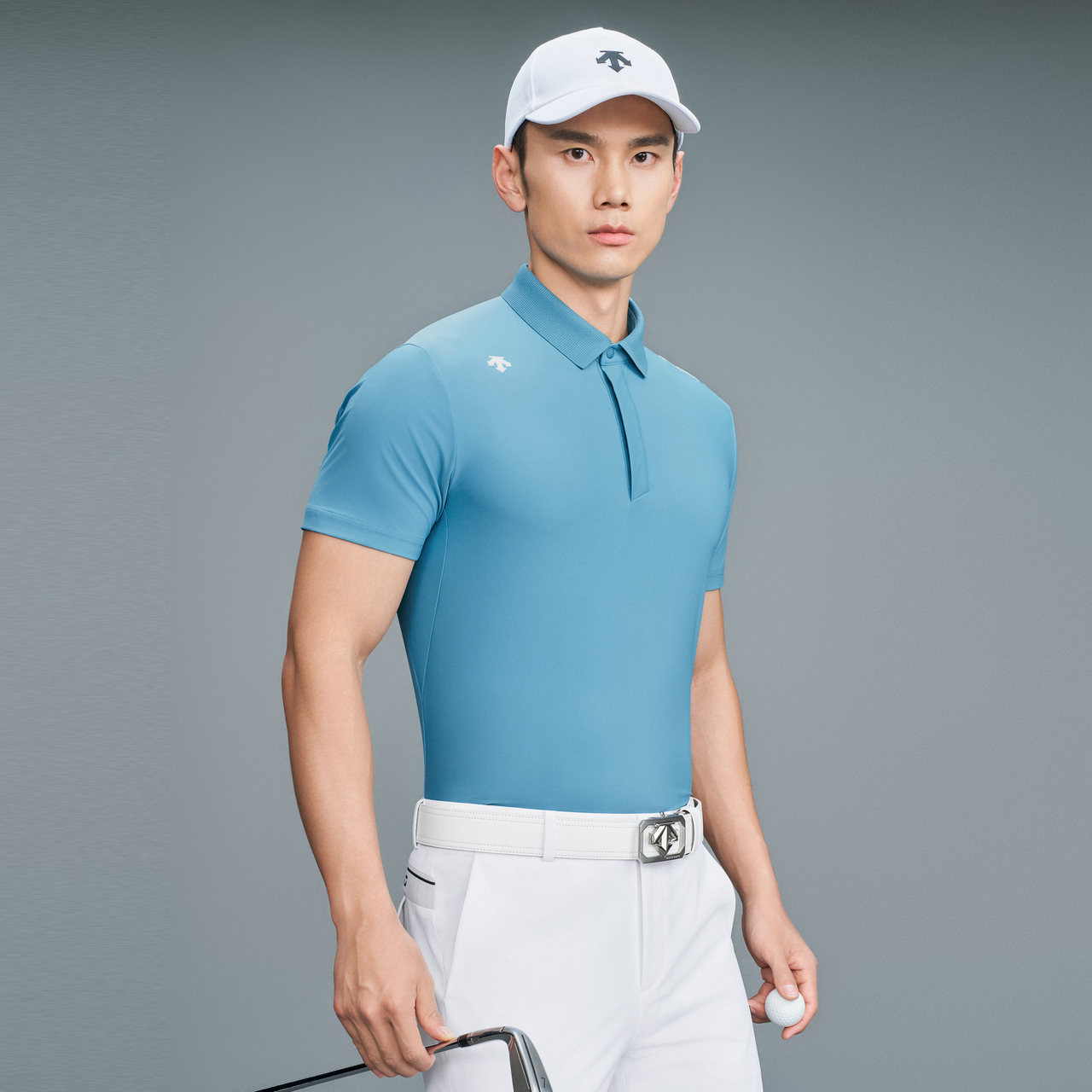 DESCENTEGOLF 迪桑特高尔夫FIELD系列男士短袖POLO衫夏季新品 - 图2