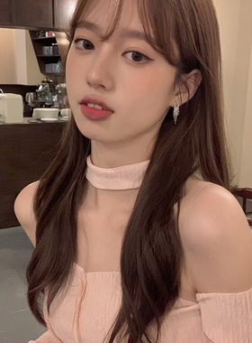 星星女气质小众设计水钻流苏耳环
