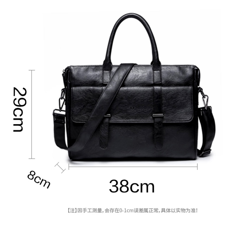 品牌新款公文包男士手提包斜挎包真皮大容量电脑包青年休闲商务包