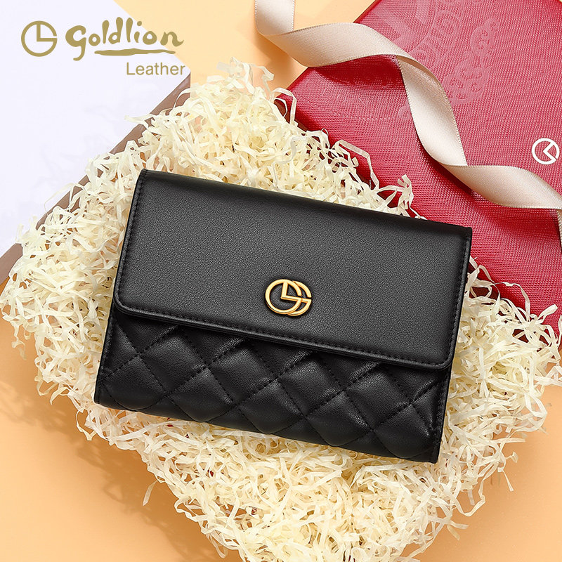 金利来短款真皮2020新款女士零钱包 金利来微购钱包