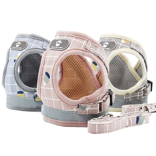 Жилет -тип собачья веревка маленькая собака Тедди милая ходьба веревка для собак к Xiong Bomei щенку регулируемая цепь собак