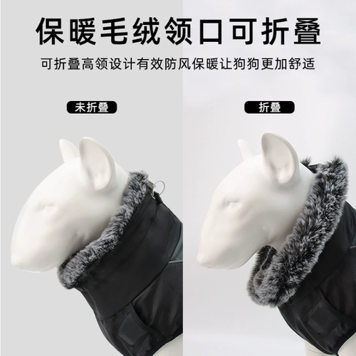 Может нарисовать собачьную одежду KO фонд Mao Qiu Зимний хлопковая куртка