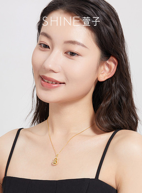 SHINE萱子优雅新中式葫芦小项链
