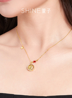 SHINE萱子优雅新中式小马项链