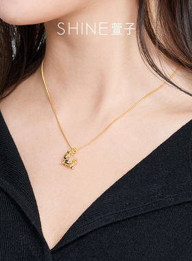 SHINE萱子甜美可爱独角兽项链