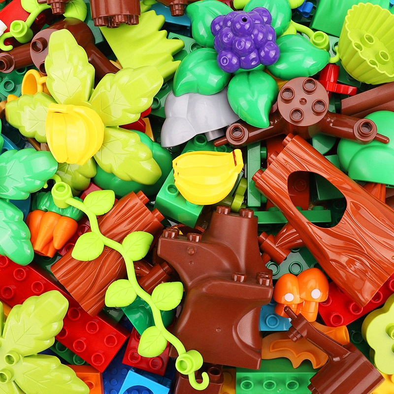 大颗粒积木配件补充包散装按斤称斤零件散件幼儿园教具儿童玩具 - 图2