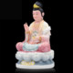 The white marble statue of Empress Nuwa patching up the sky and creating the world