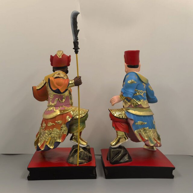 Guanping Zhoucang statue resin household Buddhist temple ornaments