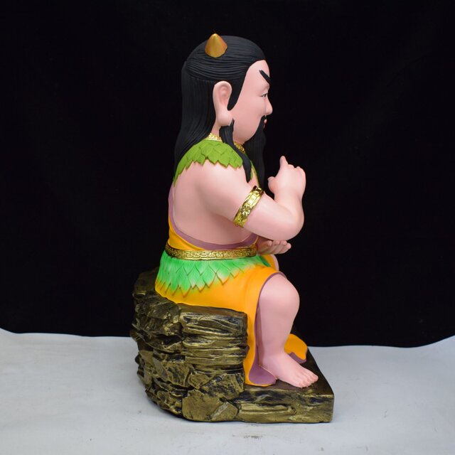 Resin statue of Emperor Fuxi, the founder of Bagua