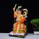 The resin statue of Jiutian Xuannv sits on the Xuantian Virgin Mother