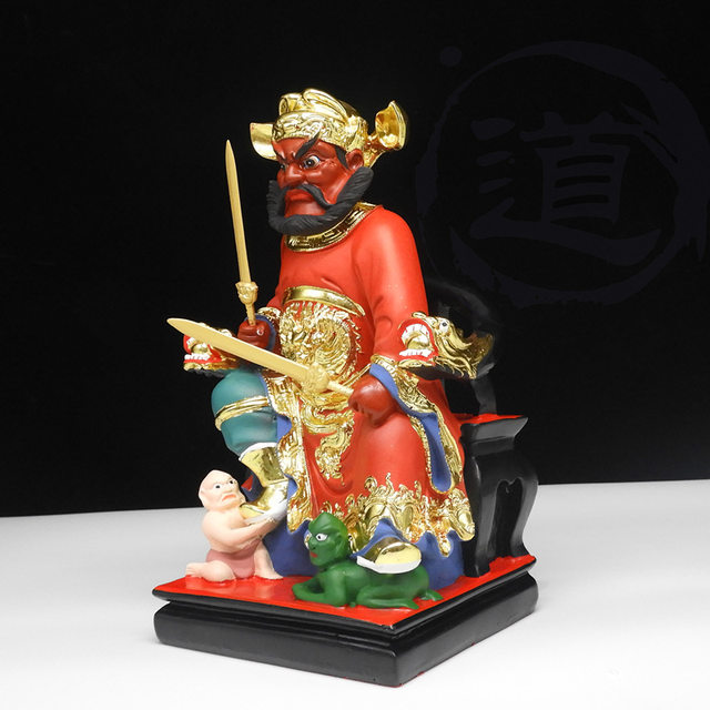 Resin enshrined statue of Master Zhongkui