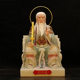 Hu Tianba Hu Tiangang Hu Tianlong white marble statue