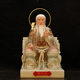 Hu Tianba Hu Tiangang Hu Tianlong white marble statue