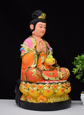 包邮女娲娘娘神像补天娲皇女阴创世女神大地之母家用摆件树脂佛像