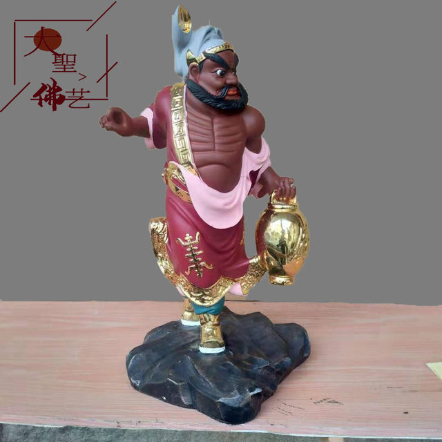 Resin enshrined statue of Master Zhongkui