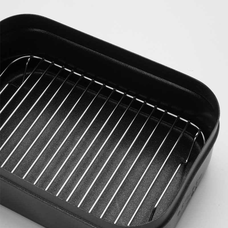 探界者户外不锈钢蒸饭架野营日式铝饭盒蒸格800l便当盒不锈钢蒸架