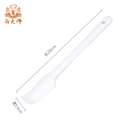 面大师弯头刮刀奶油豆沙霜搅拌刀硅胶刮刀弯曲弯口奶油霜调色刮刀 - 图3