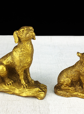 12生肖摆件黄铜龙蛇吉祥物工艺品