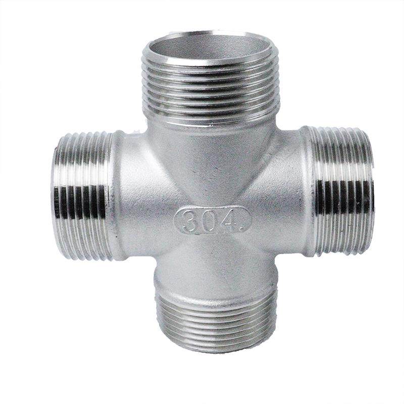 304不锈钢外丝四通外牙螺纹四通十字接头2分3分4分6分1寸水暖配件,淘宝优惠券,粉丝福利购,淘宝优惠卷
